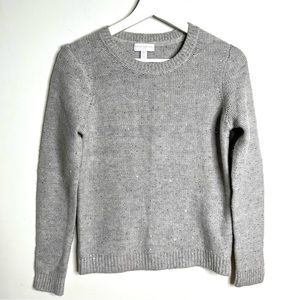 The White Company Wool Sweater Sequins Grey